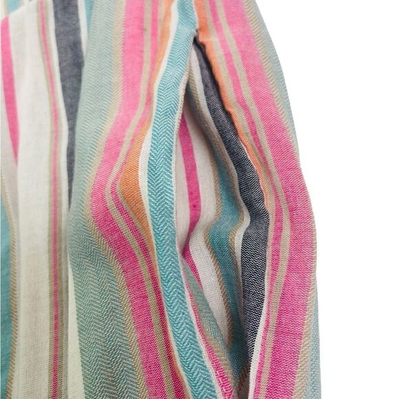 Emery Rose Plus Stripped Pants Suit - Picture 11 of 16